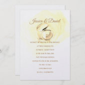 Temple Wedding Invitation Kaart (Voorkant / Achterkant)