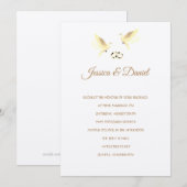 Temple Wedding Invitation Kaart (Voorkant / Achterkant)