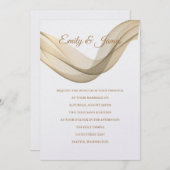 Temple Wedding Invitation Kaart (Voorkant / Achterkant)