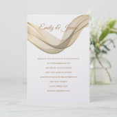 Temple Wedding Invitation Kaart (Staand voorkant)