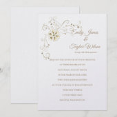 Temple Wedding Invitation Kaart (Voorkant / Achterkant)