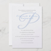 Temple Wedding Invitation-Last Initiaal Invitation Kaart (Voorkant)