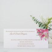 Temple Wedding Invitation Reception Kaart (Staand voorkant)