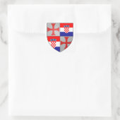 Templer Croatia Aufkleber Nr. 0205092013 Vierkante Sticker (Tas)