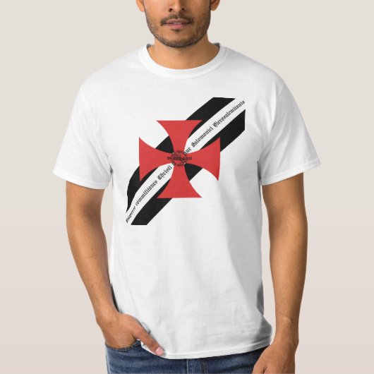 Templer Ego Sum Templarius Shirt Nr. 0215122013 (Voorkant)