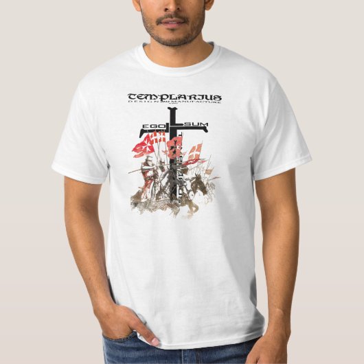 Templer Ego Sum Templarius Shirt Nr. 0915122013 (Voorkant)