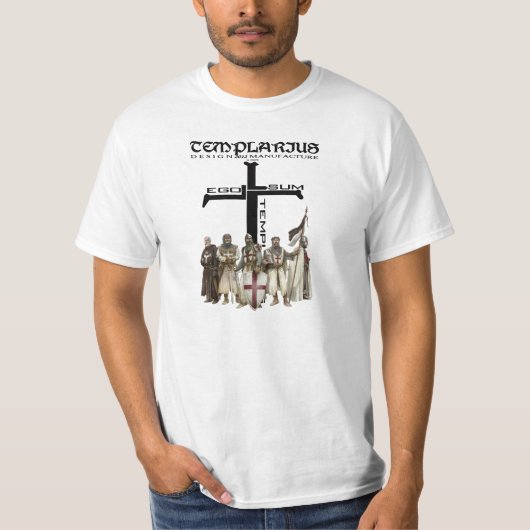 Templer Ego Sum Templarius Shirt Nr. 1015122013 (Voorkant)