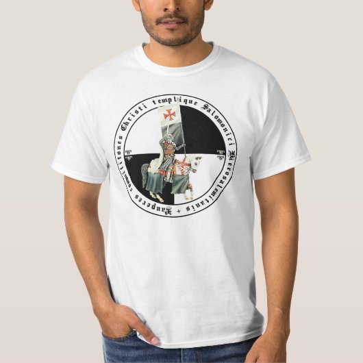 Templer Fahnenritter T-shirt (Voorkant)
