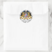 Templer Großmeister Jacques de Molay Aufkleber Ronde Sticker (Tas)