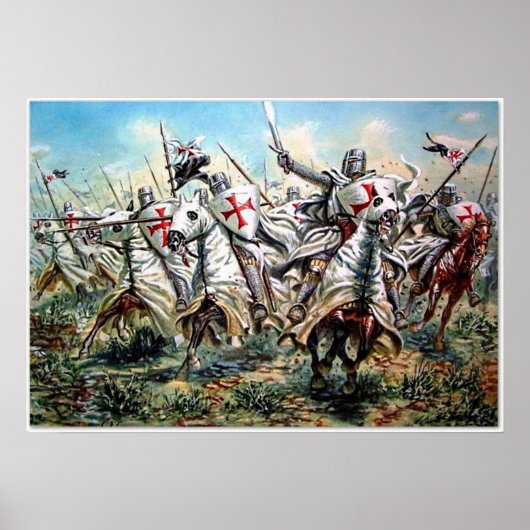 Templer im Angriff Poster (Voorkant)