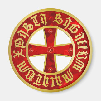 Templer Kreuz / Ritterkreuz / Crusaders Cross Magneet
