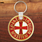 Templer Kreuz / Ritterkreuz / Crusaders Cross Sleutelhanger (Voorkant)