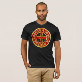 Templer Kreuz SIGILLVM MILITVM XPISTI T-Shirt (Voorkant volledig)
