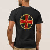 Templer-Schwert + Kreuz T-shirt (Achterkant)