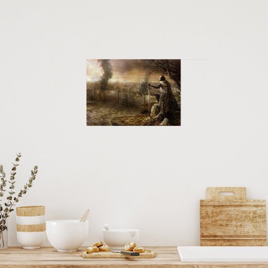 Templer uw Jeruzalem Poster (Keuken)