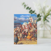 Templer vs. Sarazenen Briefkaart (Staand voorkant)