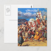 Templer vs. Sarazenen Briefkaart (Voorkant / Achterkant)