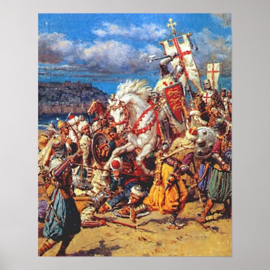 Templer vs. Sarazenen Poster (Voorkant)