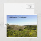 Templeton CA Wine Land Briefkaart (Voorkant / Achterkant)