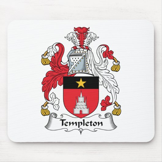 Templeton Family Crest Muismat (Voorkant)