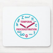 Temporal Procrastination  Physics & Math Mouse pad Muismat (Voorkant)