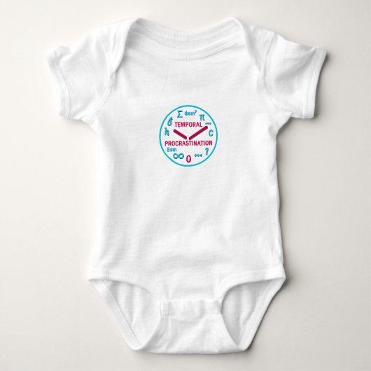 Temporele uitstelgedrag Baby bodysuit (Voorkant)