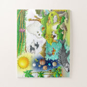 Temps 2-Friesland - De Zesdaagse van de Schepping Legpuzzel (Verticaal)