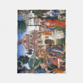 Temptages van Christus, Sandro Botticelli Fleece Deken (Voorkant)