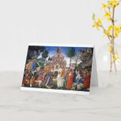 Temptages van Christus, Sandro Botticelli Kaart (Gele Bloem)