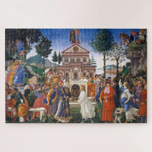 Temptages van Christus, Sandro Botticelli Legpuzzel (Horizontaal)
