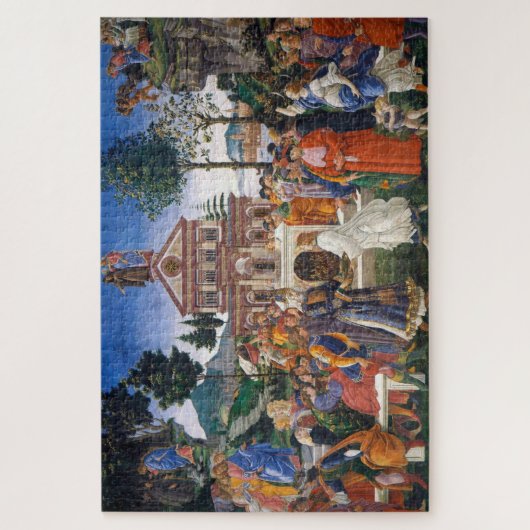 Temptages van Christus, Sandro Botticelli Legpuzzel (Verticaal)