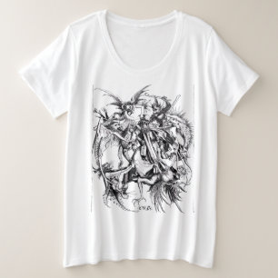 Temptages van St. Anthony Grote Maat T-shirt