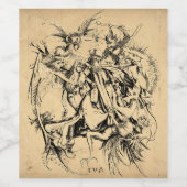 Temptages van St. Anthony Wijn Etiket (Enkel label)