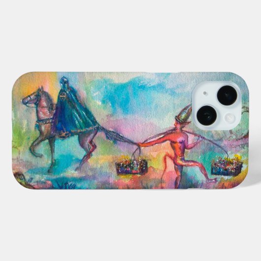 TEMPTATIE / DARKNIGHT EN DEVIL'S TREASURE Blue Case-Mate iPhone Case (Achterkant (horizontaal))