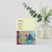 TEMPTATIEDARK KNIGHT MONOGRAM-crème Visitekaartje (Staand voorkant)