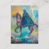 TEMPTATIEDARK KNIGHT MONOGRAM-crème Visitekaartje (Achterkant)