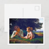 Temptation, Bouguereau Briefkaart (Voorkant / Achterkant)