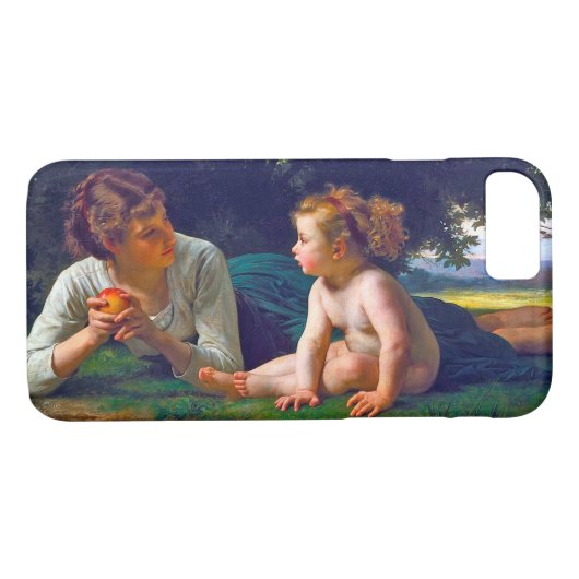 Temptation, Bouguereau Case-Mate iPhone Case (Achterkant (Horizontaal))