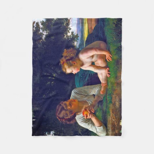 Temptation, Bouguereau Fleece Deken (Voorkant)
