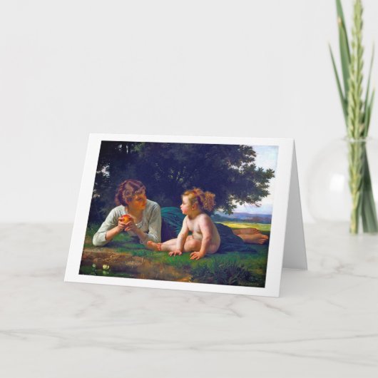 Temptation, Bouguereau Kaart (Voorkant)