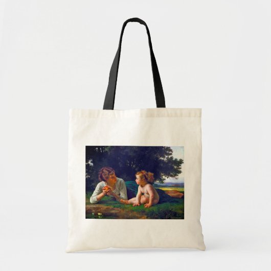 Temptation, Bouguereau Tote Bag (Voorkant)
