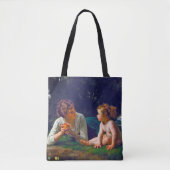 Temptation, Bouguereau Tote Bag (Voorkant)