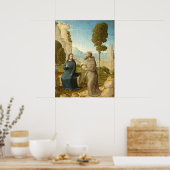 Temptation Christus, Juan de Flandes Fine Art Post Poster (Keuken)