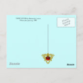 TEMPTATION Dark Knight and Devil's Treasure, Blue Briefkaart (Achterkant)