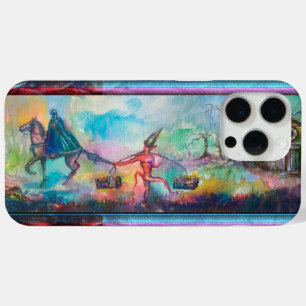 TEMPTATION Dark Knight and Devil's Treasure, Blue iPhone 15 Pro Max Hoesje