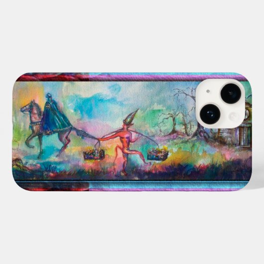TEMPTATION Dark Knight and Devil's Treasure, Blue Case-Mate iPhone Case (Achterkant (horizontaal))