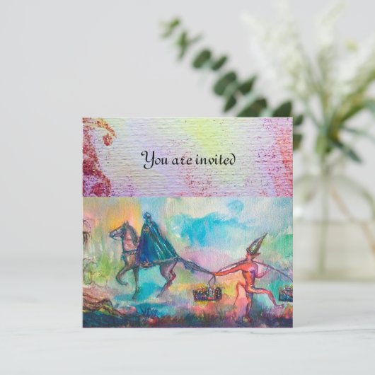 TEMPTATION Dark Knight and Devil's Treasure, Blue Kaart (Staand voorkant)