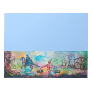 TEMPTATION Dark Knight and Devil's Treasure, Blue Notitieblok