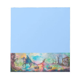 TEMPTATION Dark Knight and Devil's Treasure, Blue Notitieblok