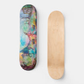 TEMPTATION Dark Knight and Devil's Treasure, Blue Persoonlijk Skateboard (Voorkant)